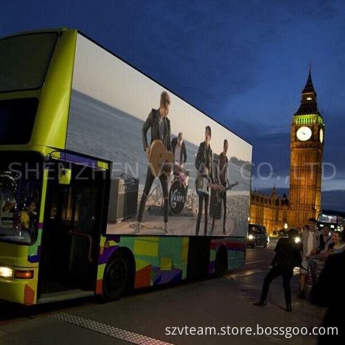 P7/8mm Advertising Bus LED Display Board/Billboard (outdoor)